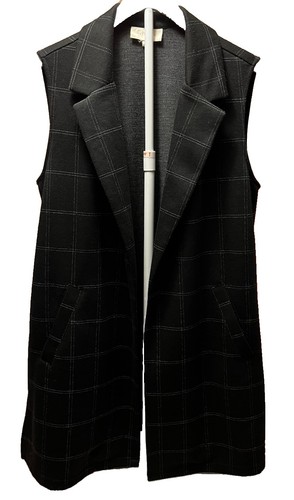 Melloday black windowpane - black,