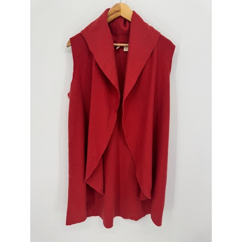Moth wool draped vest womens - moth,